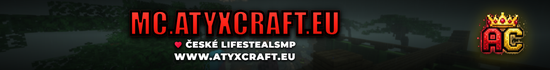 Banner AtyxCraft - LifeSteal SMP 