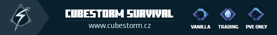 Banner Cubestorm.cz | Survival | Vanilla-like