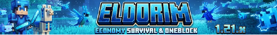 Banner ELDORIM |  SURVIVAL 26.1.2 | ONEBLOCK