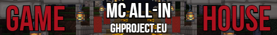 Banner [EU/CZ/SK] GameHouse - MC ALL-IN