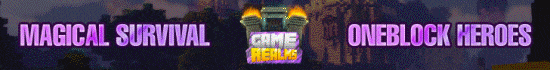 Banner Magical Survival/RPG 🧙 Oneblock 🌱 Eventy⭐ a mnoho dalšího!