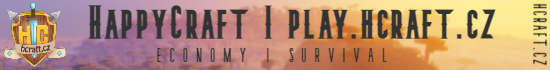 Banner HappyCraft | 1.13 | hcraft.cz | RPG |