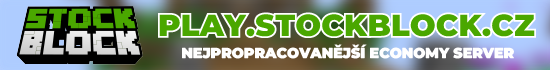 Banner PLAY.STOCKBLOCK.CZ │ SURVIVAL │ RPG │ ECONOMY │ VERZE 1.21.11