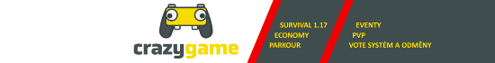 Banner CrazyGame.cz REBORN 1.17.1