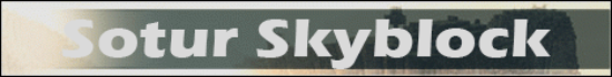 Banner Sotur Skyblock