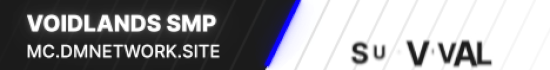 Banner VoidLands SMP - Survival｜SMP｜CrystalPVP