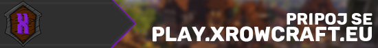 Banner XrowCraft | Slimefun, Economy, Trades atd.